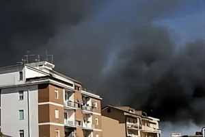 incendio a Pomezia